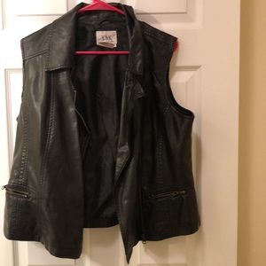 Leather vest